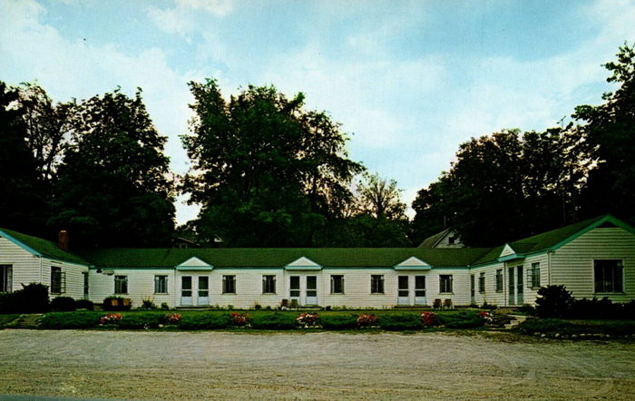 Imlay City Motel - Old Postcard